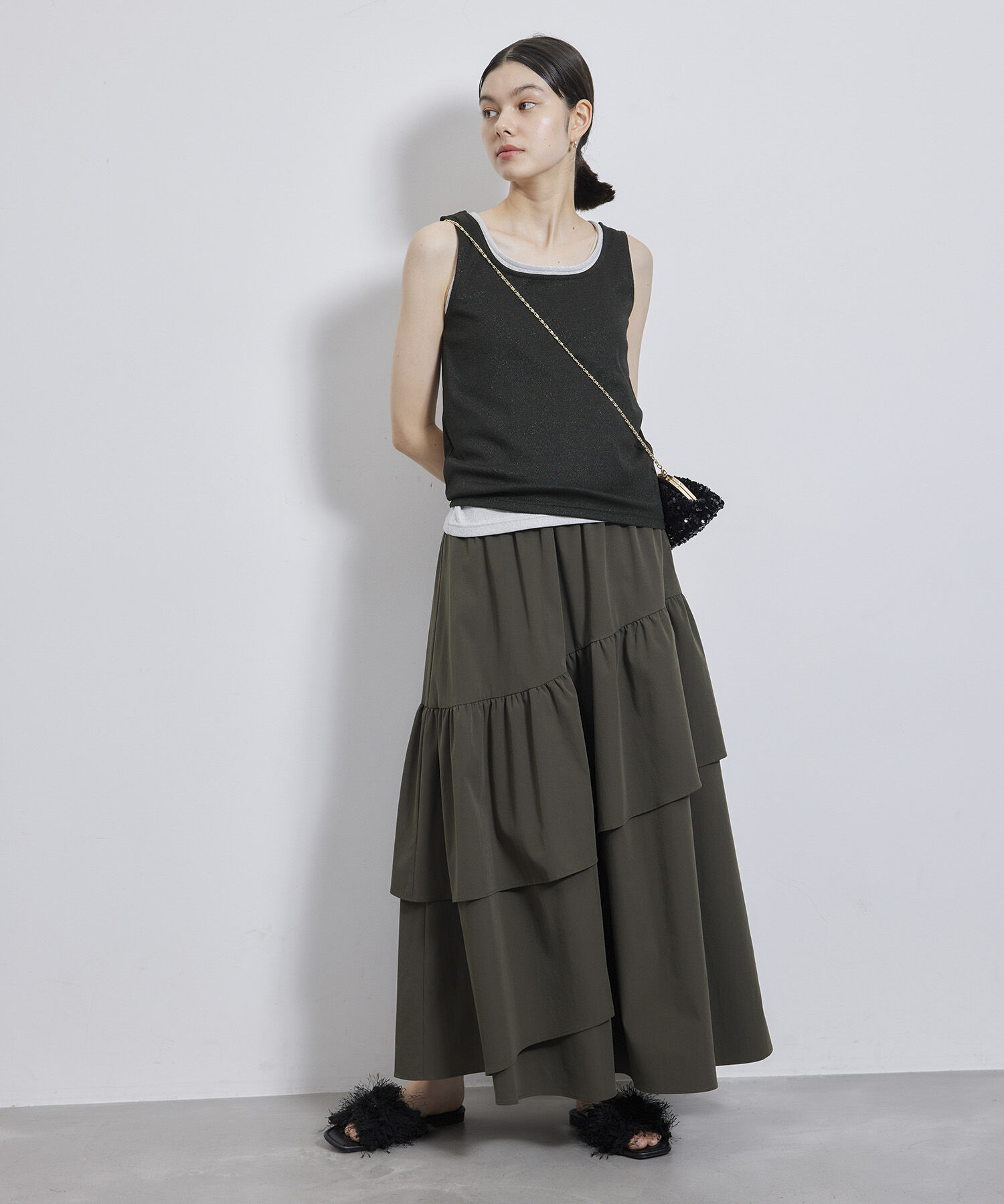 Rope&rsquo;Picnic「ラメテレコタンクトップ」|タンクトップ|