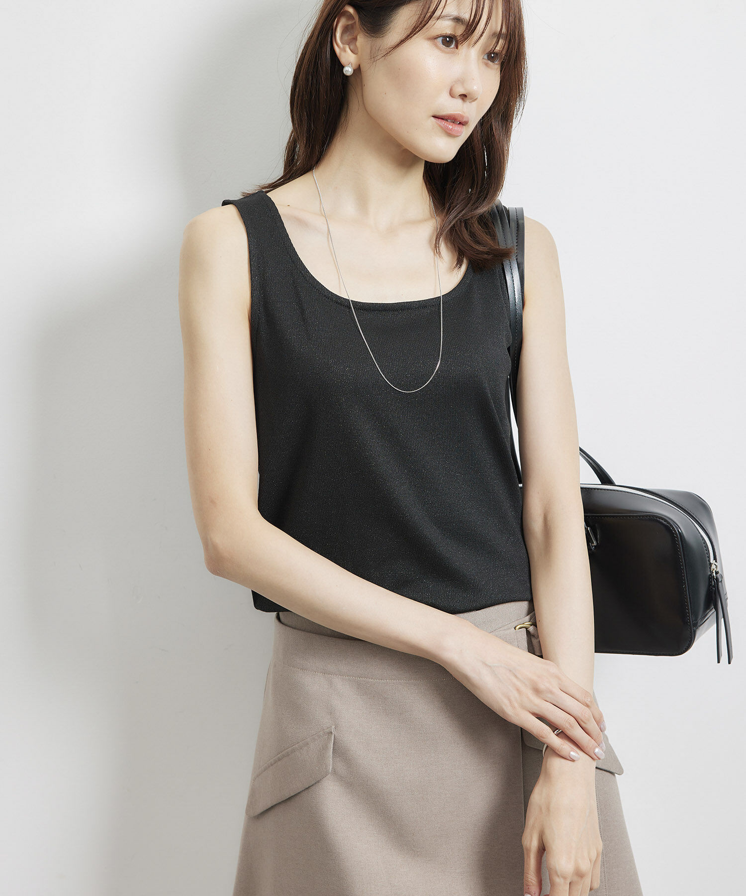 Rope&rsquo;Picnic「ラメテレコタンクトップ」|タンクトップ|