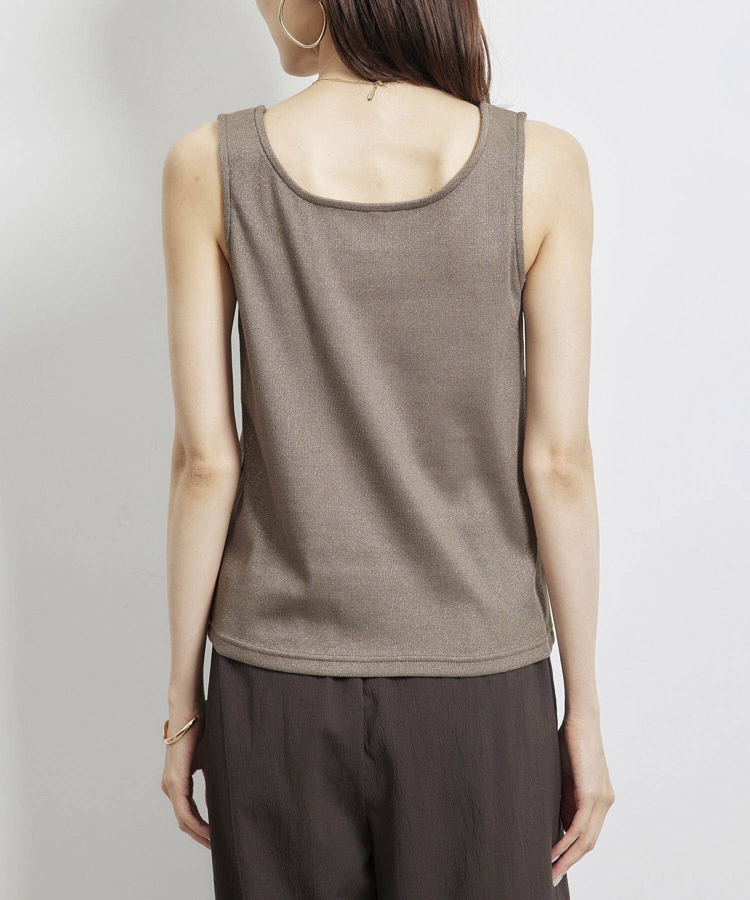 Rope&rsquo;Picnic「ラメテレコタンクトップ」|タンクトップ|