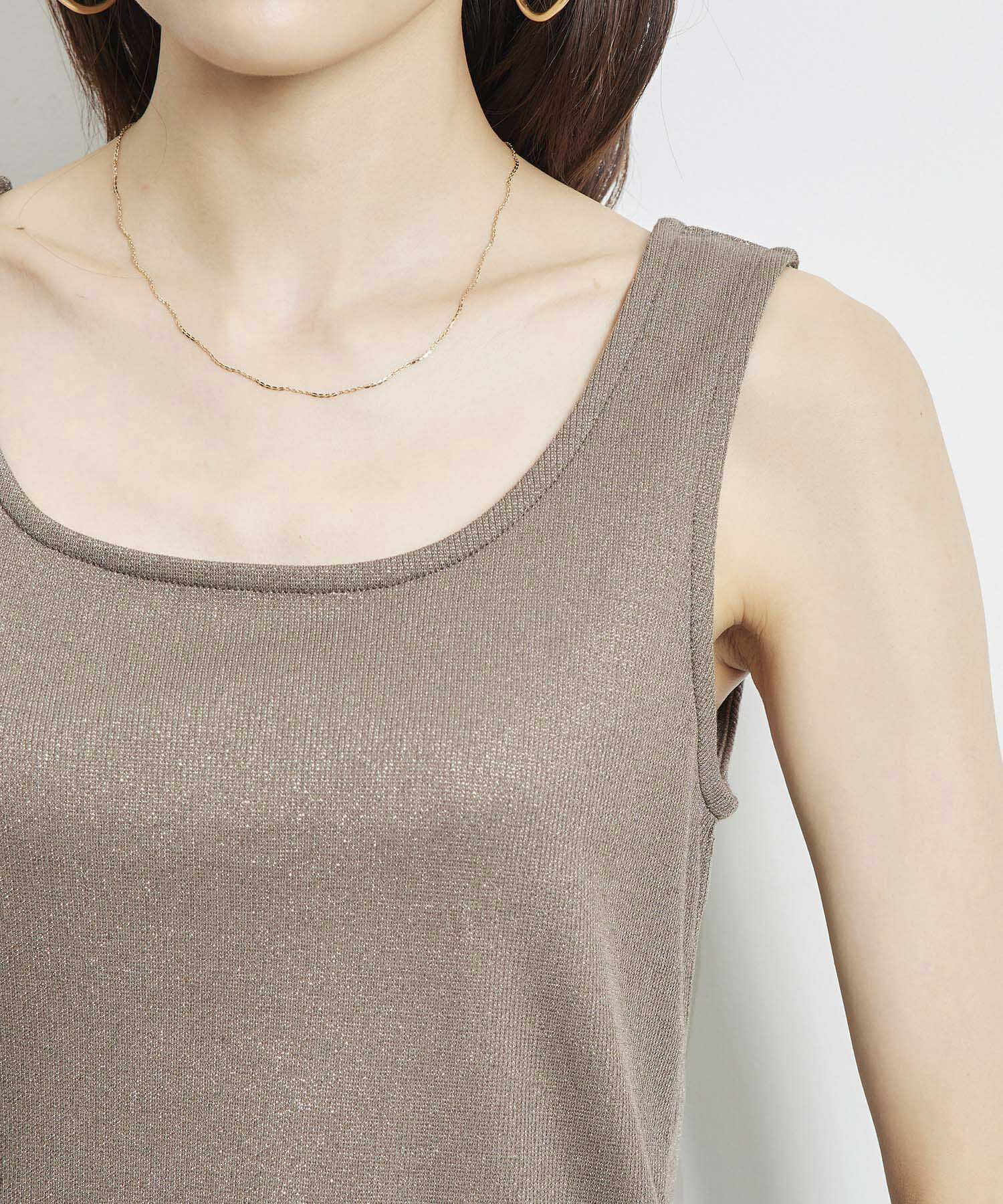 Rope&rsquo;Picnic「ラメテレコタンクトップ」|タンクトップ|