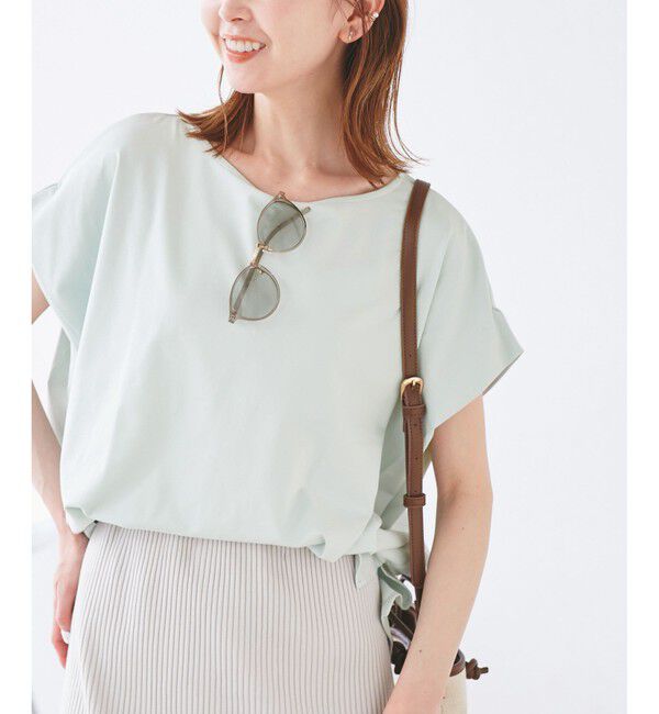 Rope&rsquo;Picnic「マルチファンクション二の腕すっきり見えカットトップス」|Tシャツ・カットソー|