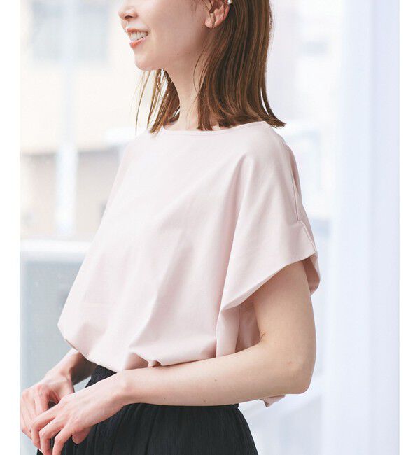 Rope&rsquo;Picnic「マルチファンクション二の腕すっきり見えカットトップス」|Tシャツ・カットソー|