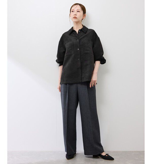 Rope&rsquo;Picnic「スエードシャツ」|シャツ・ブラウス|