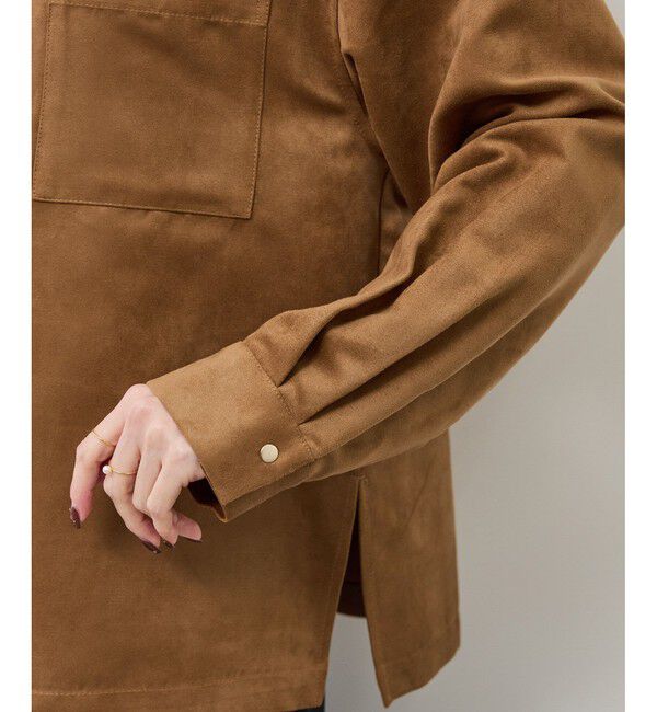 Rope&rsquo;Picnic「スエードシャツ」|シャツ・ブラウス|