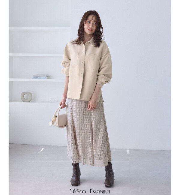 Rope&rsquo;Picnic「スエードシャツ」|シャツ・ブラウス|