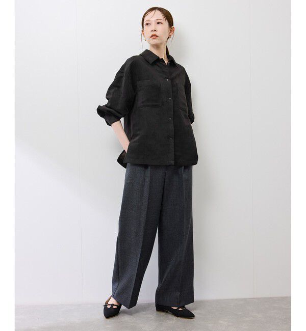 Rope&rsquo;Picnic「スエードシャツ」|シャツ・ブラウス|