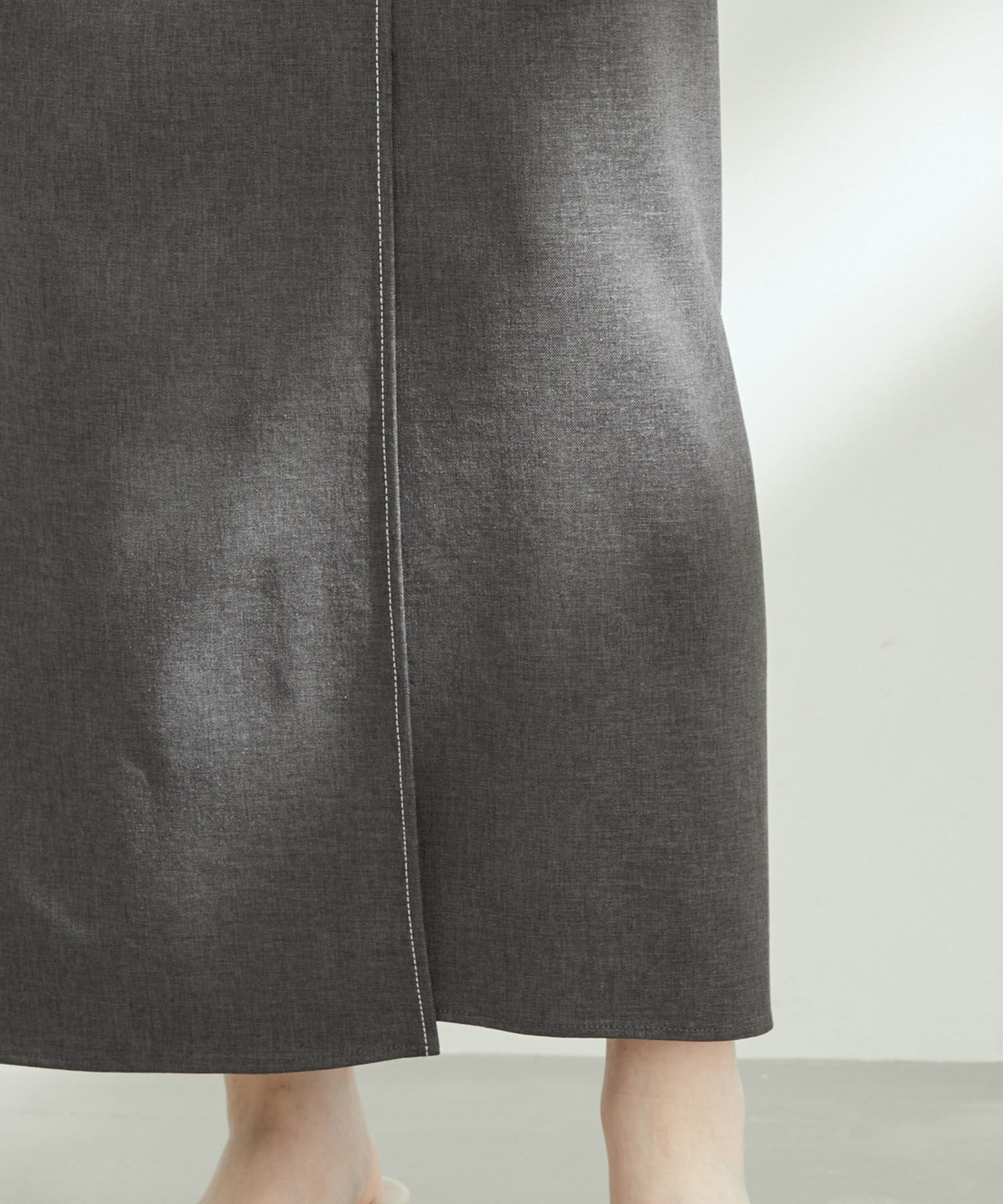 ADAM ET ROPE'「エプロンラップスカート」|スカート|