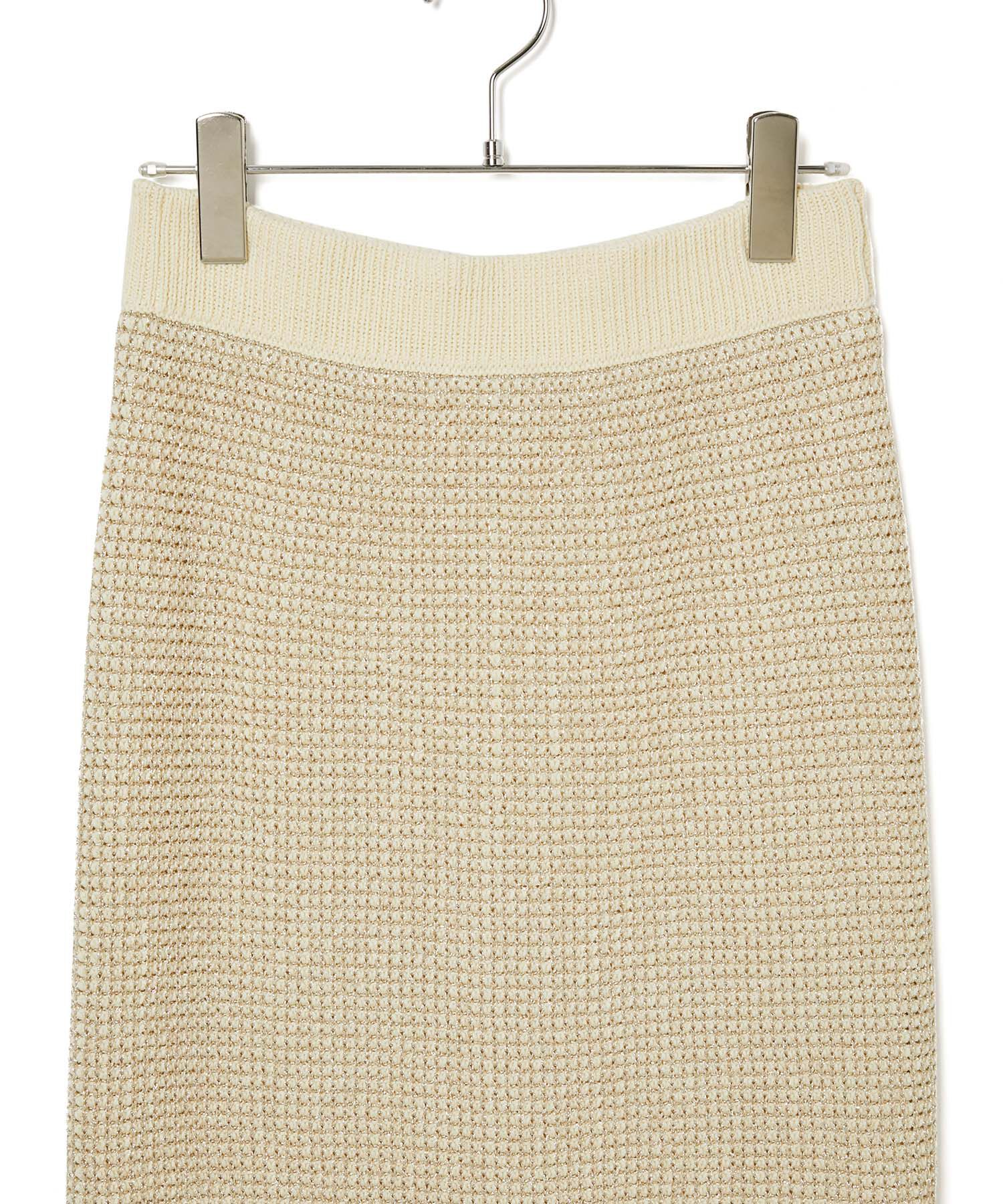 ADAM ET ROPE'「ラメパターンニットスカート」|スカート|