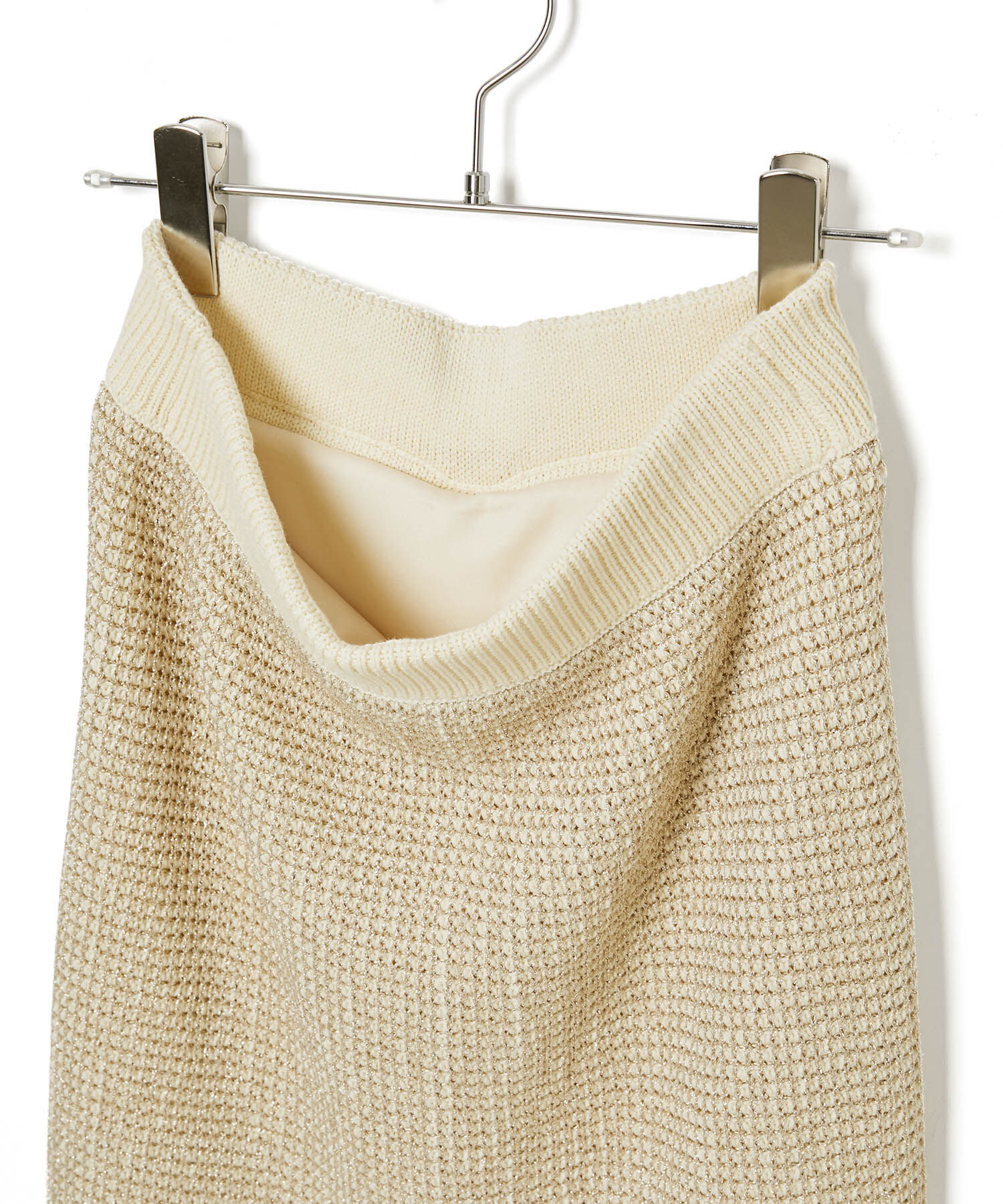 ADAM ET ROPE'「ラメパターンニットスカート」|スカート|