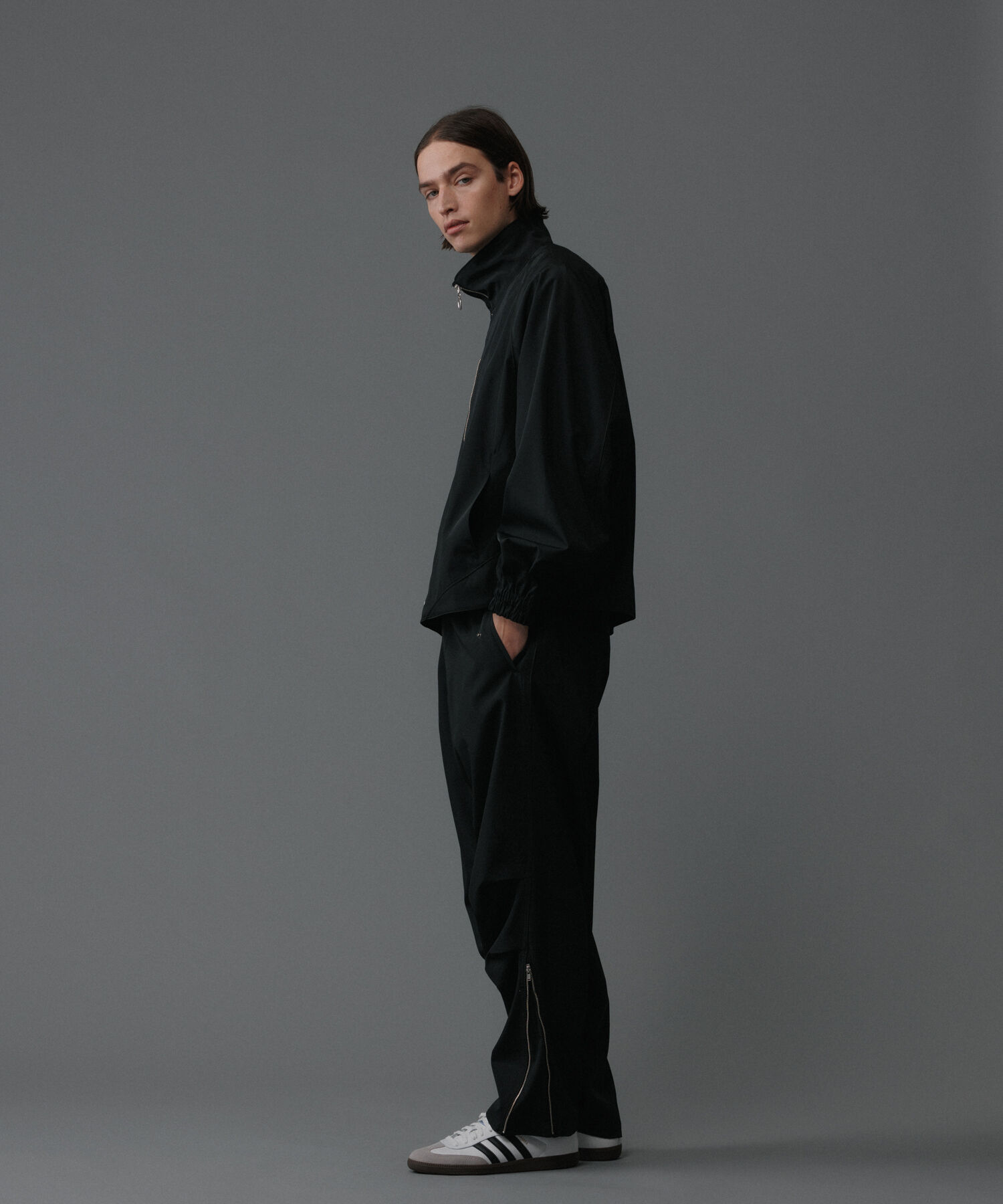 ADAM ET ROPE'「【NIKKE/ニッケ】撥水タフタ ドローストリング ワイド トラック パンツ / セットアップ対応 / UNISEX」|その他|