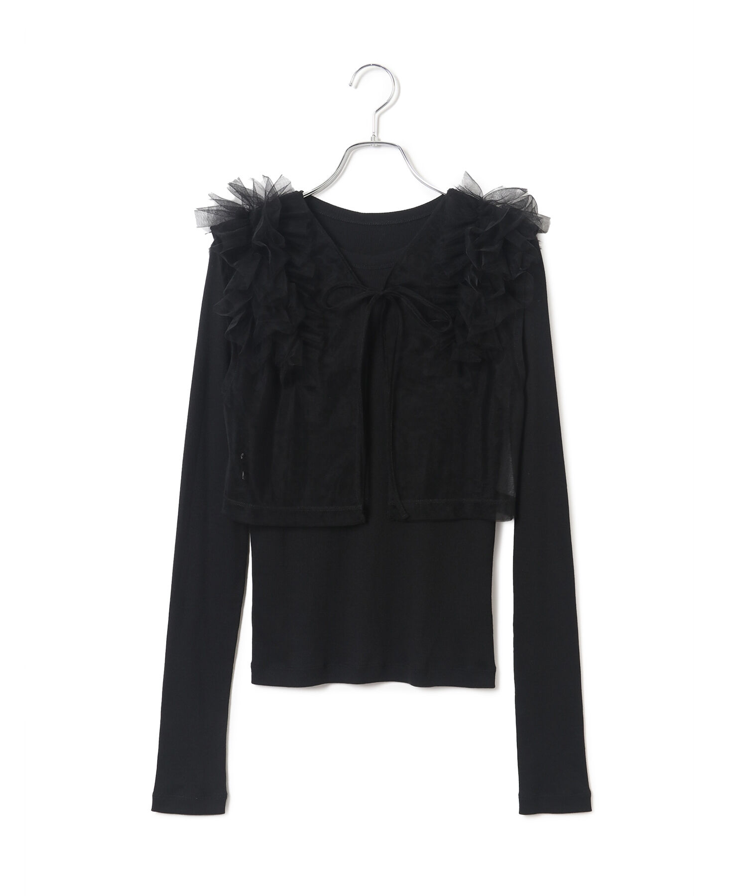 ADAM ET ROPE'「【サステナブル・SETアイテム】チュールロンTEE」|その他|