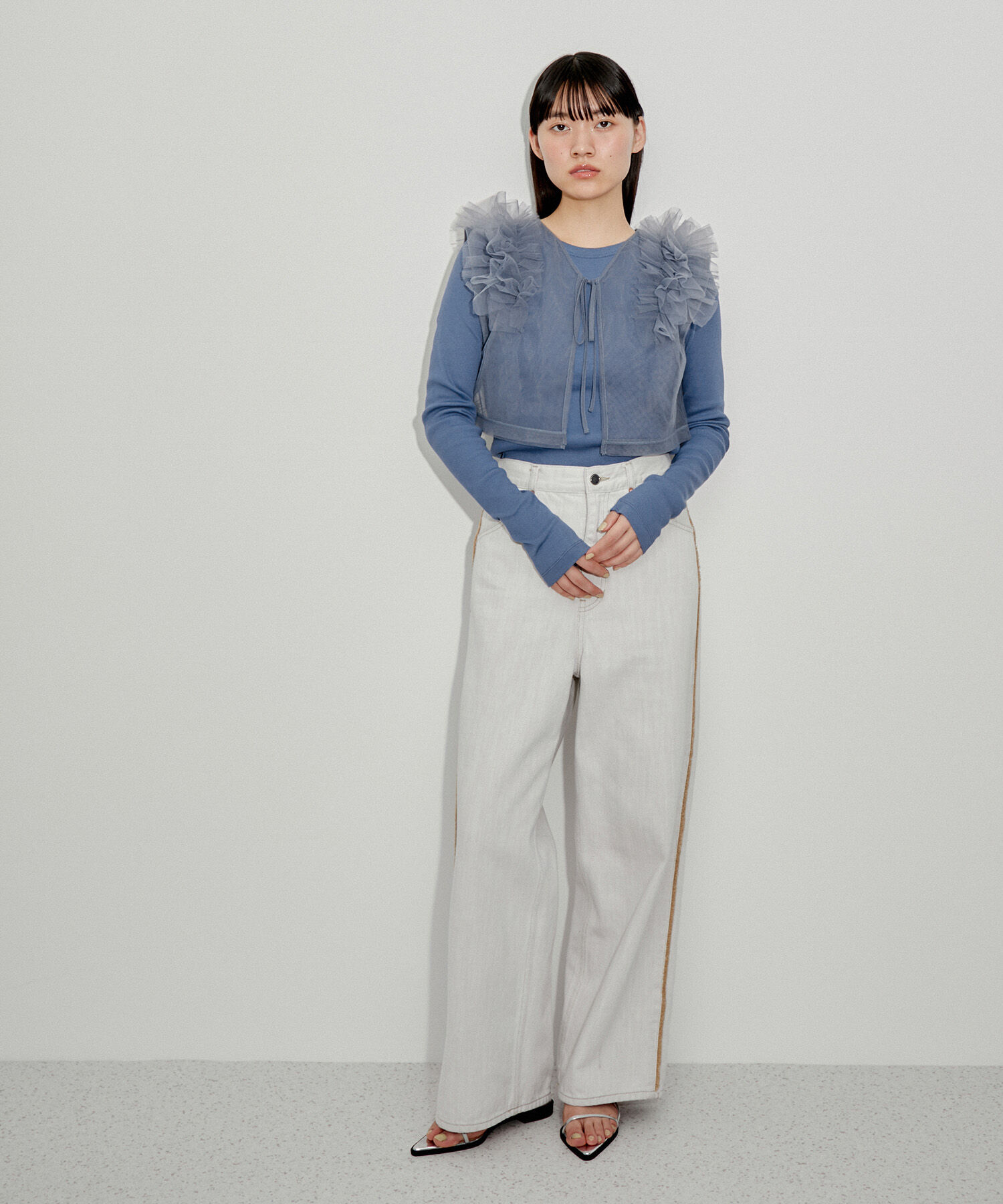 ADAM ET ROPE'「【サステナブル・SETアイテム】チュールロンTEE」|その他|