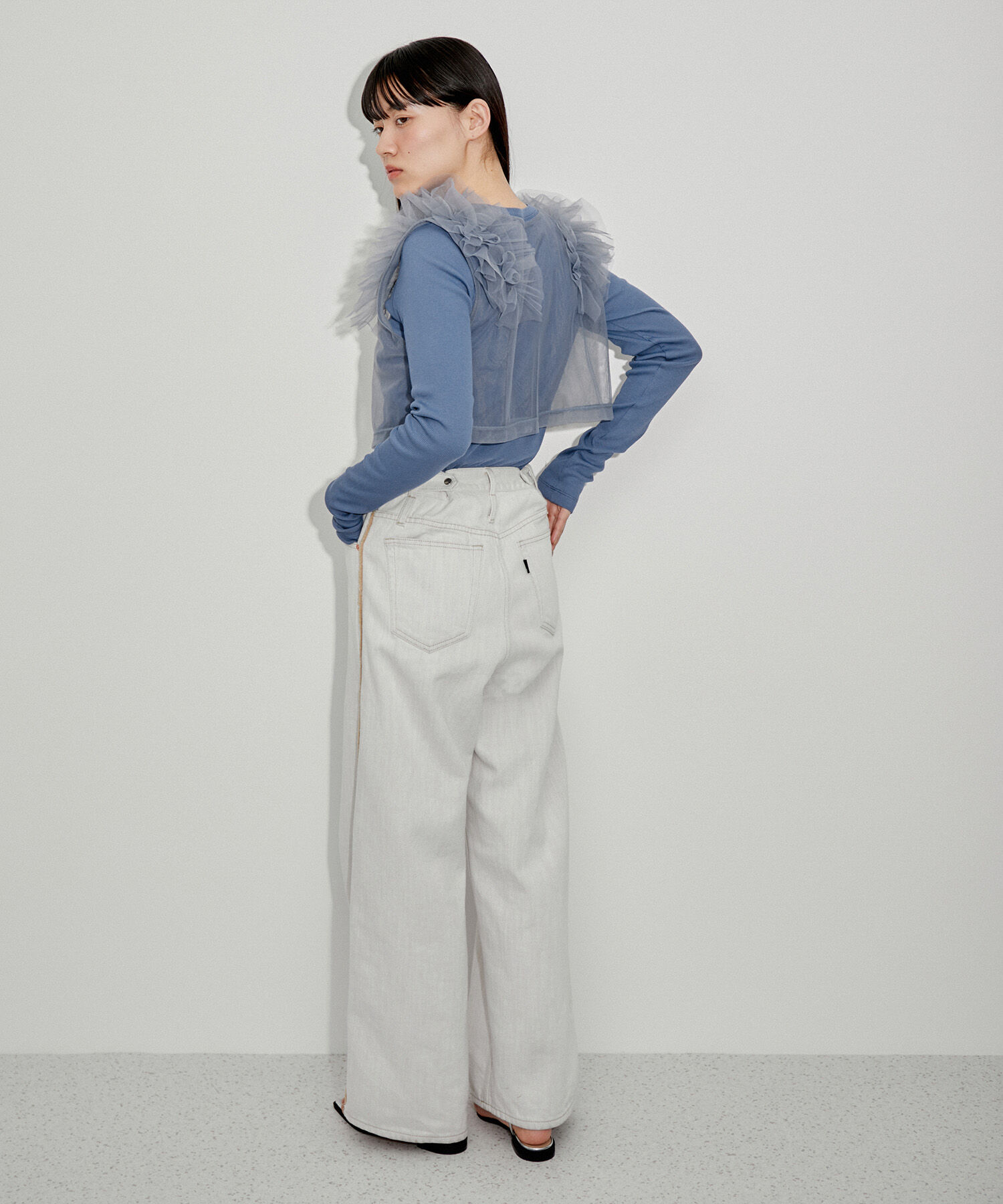 ADAM ET ROPE'「【サステナブル・SETアイテム】チュールロンTEE」|その他|