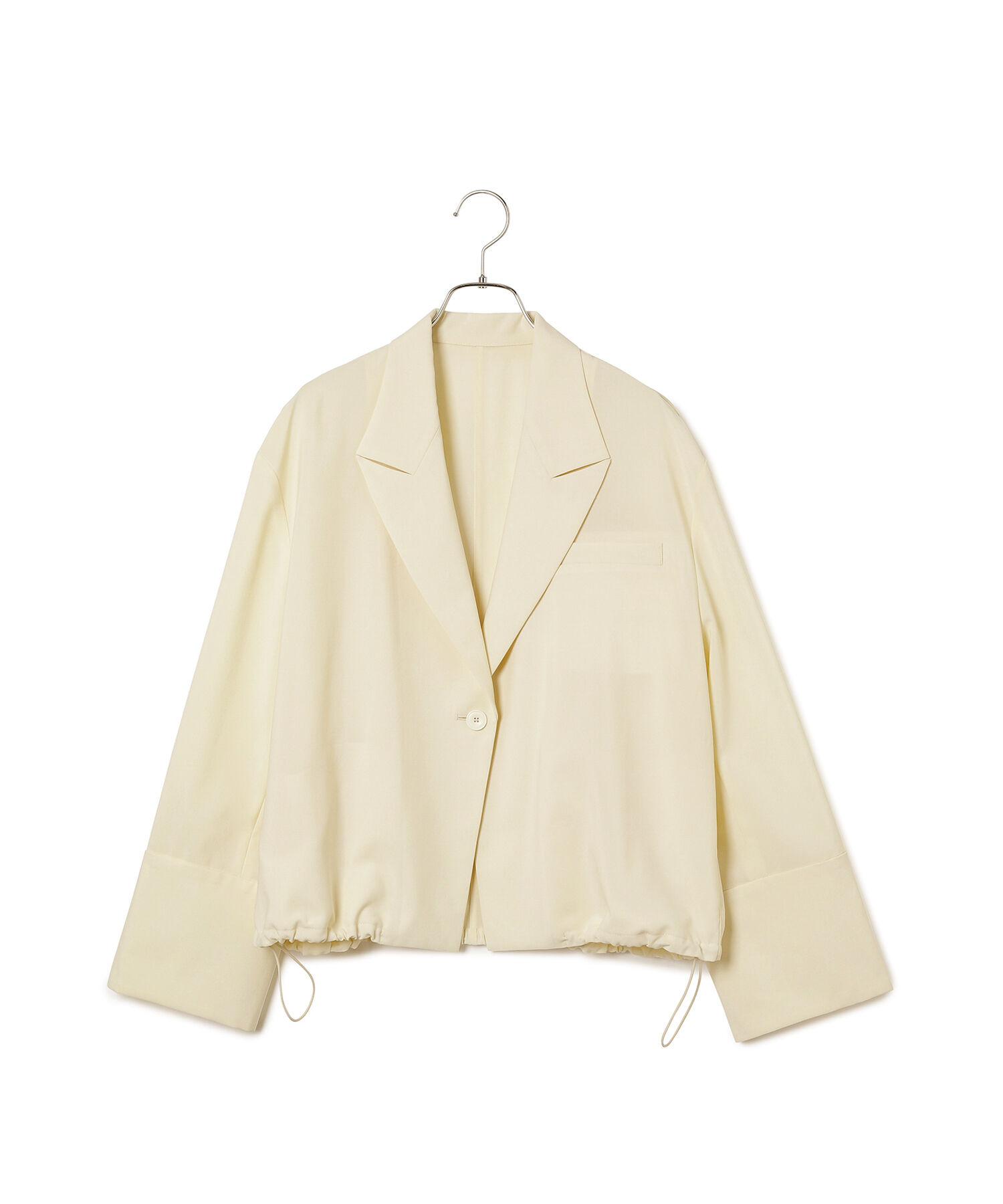 ADAM ET ROPE'「【サステナブル】ドライボイルシャケット」|テーラードジャケット|