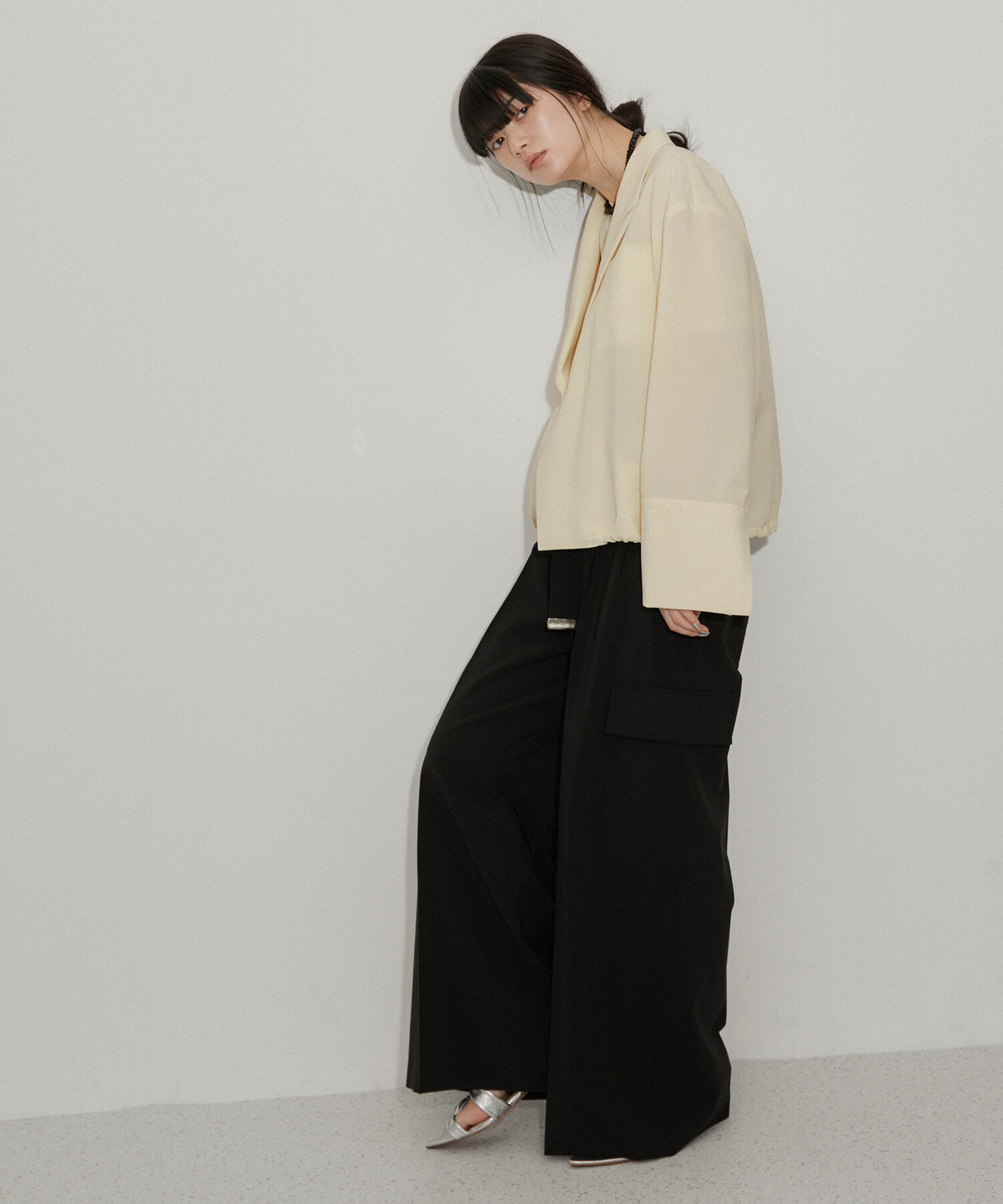 ADAM ET ROPE'「【サステナブル】ドライボイルシャケット」|テーラードジャケット|