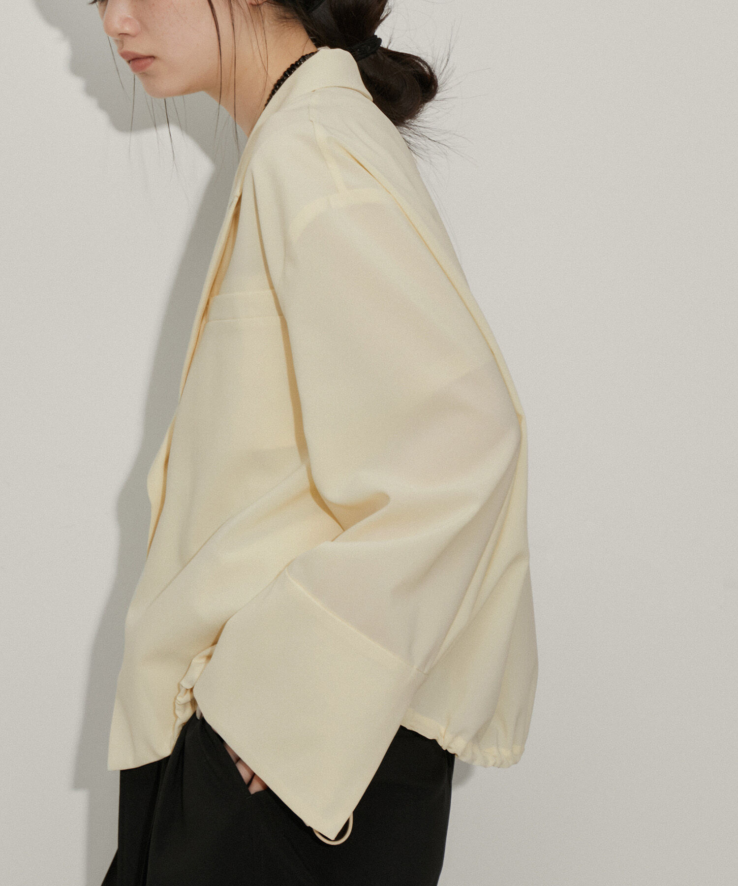 ADAM ET ROPE'「【サステナブル】ドライボイルシャケット」|テーラードジャケット|