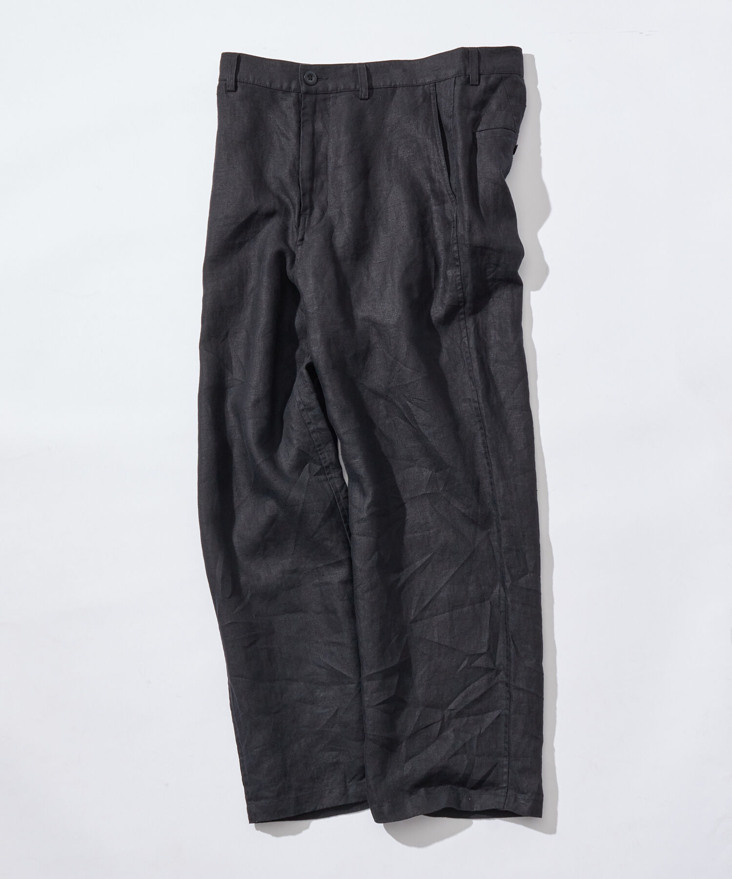 ADAM ET ROPE'「リネン ワイドパンツ / ロングシーズン着用可能 / セットアップ対応」|スラックス|