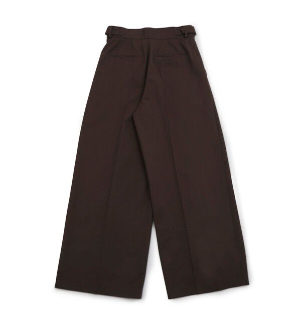 ADAM ET ROPE'「【防シワ】・【洗える】2タックワイドスラックス」|スラックス|