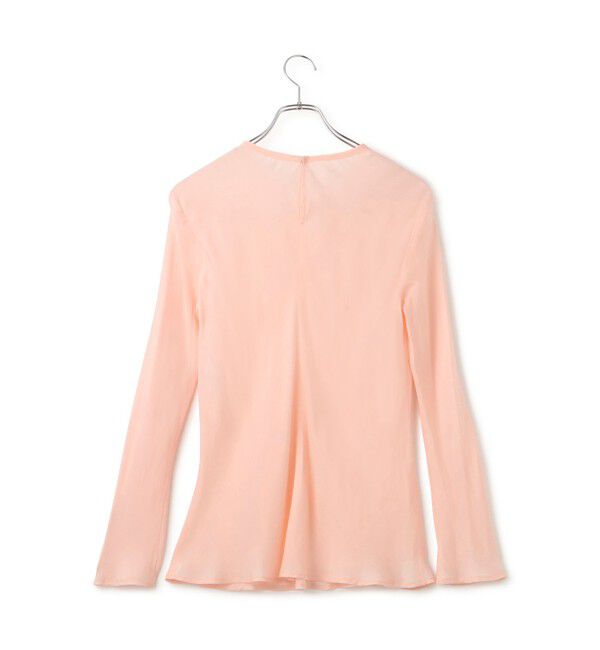 ADAM ET ROPE'「【EMOELLE】ウォッシャブルキュプラブラウス」|シャツ・ブラウス|