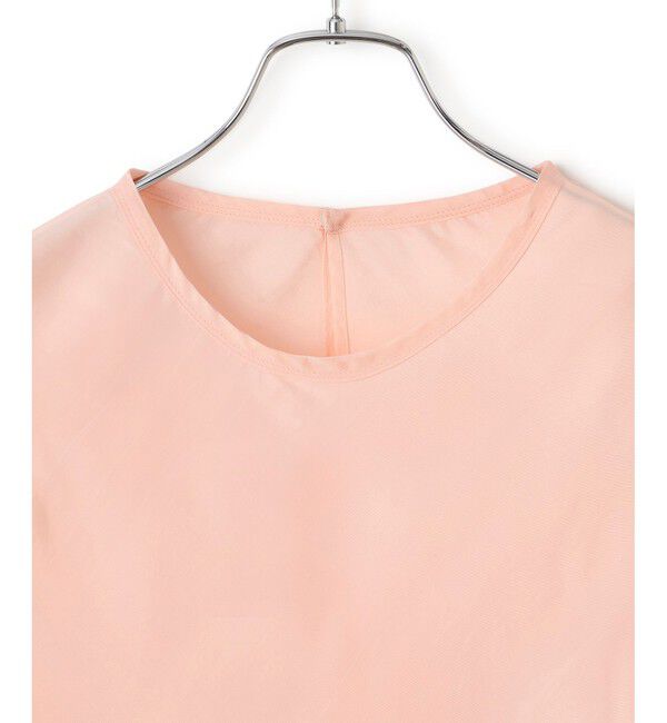 ADAM ET ROPE'「【EMOELLE】ウォッシャブルキュプラブラウス」|シャツ・ブラウス|