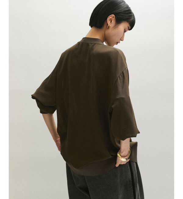 ADAM ET ROPE'「【接触冷感】ハイツイストボイルカーディガン」|カーディガン|