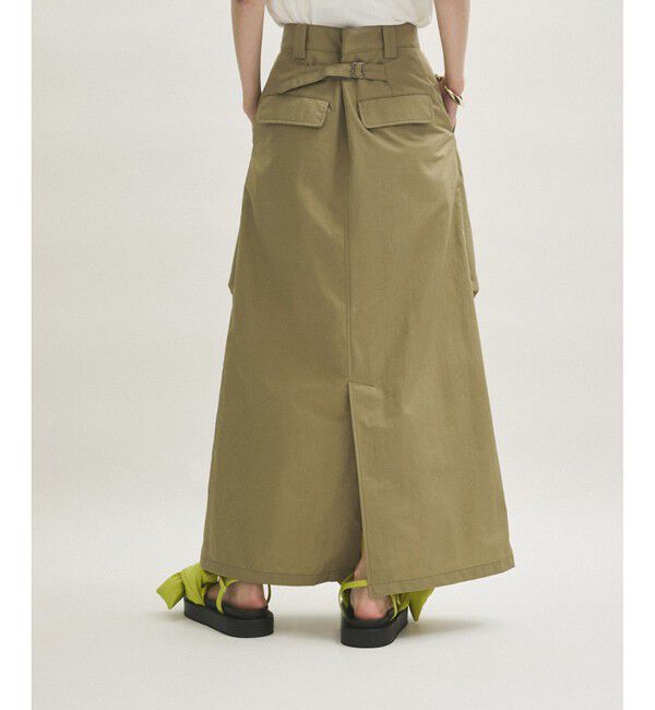 ADAM ET ROPE'「【サステナブル】・【撥水】バックベルトストレートスカート」|スカート|