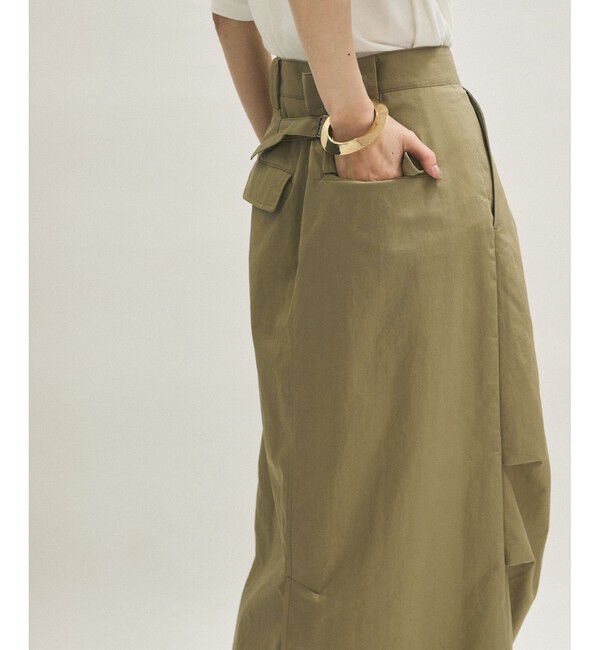 ADAM ET ROPE'「【サステナブル】・【撥水】バックベルトストレートスカート」|スカート|