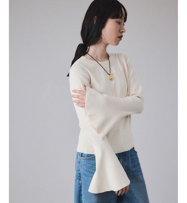 ADAM ET ROPE'「ボリュームカフスプルオーバー」|ニット・セーター|