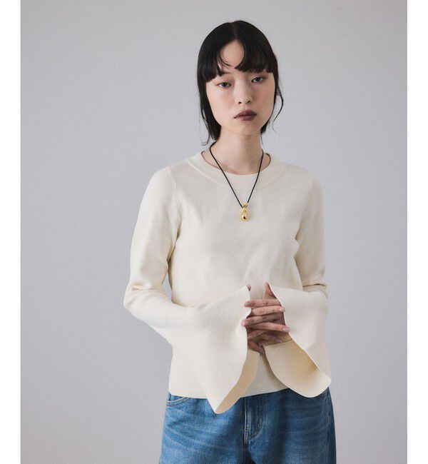 ADAM ET ROPE'「ボリュームカフスプルオーバー」|ニット・セーター|