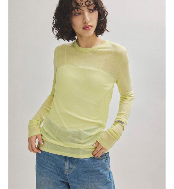 ADAM ET ROPE'「テンセルテレコリブロンT」|Tシャツ・カットソー|