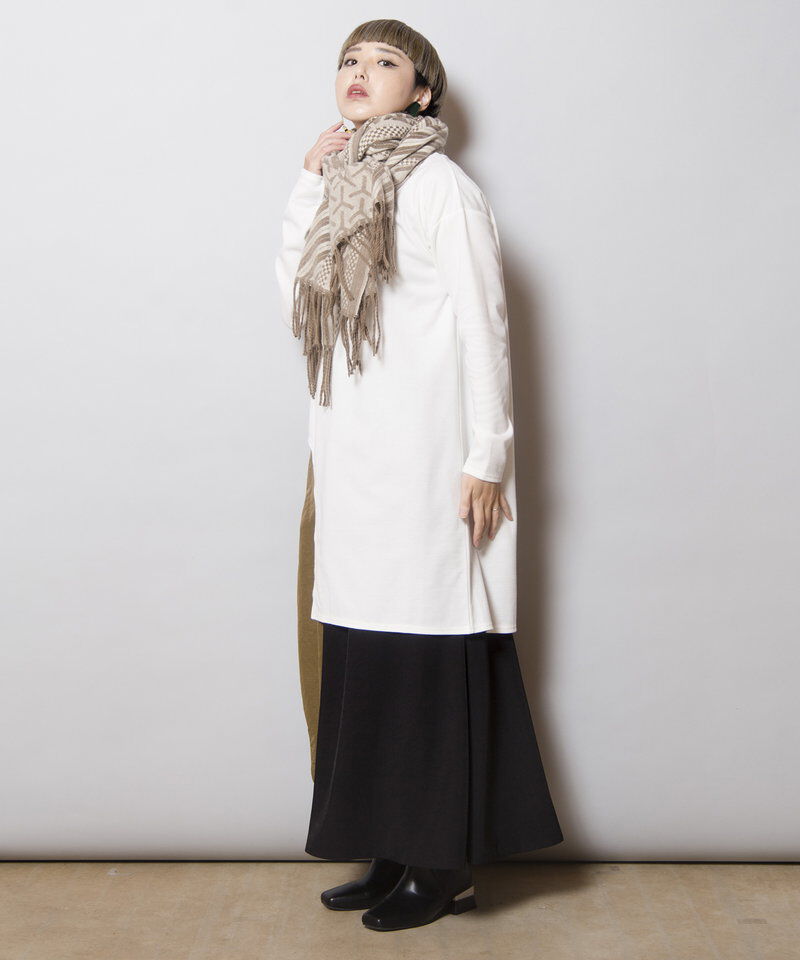  「アシンメトリーヘムプルオーバー」|Tシャツ・カットソー|