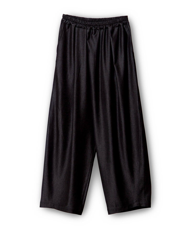  「ポリエステルデニムタックパンツ」|その他|