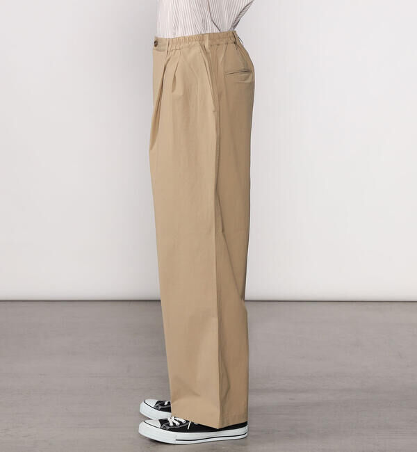 GYMPHLEX「Gymphlex | 2プリーツストレートパンツ MEN」|チノ|