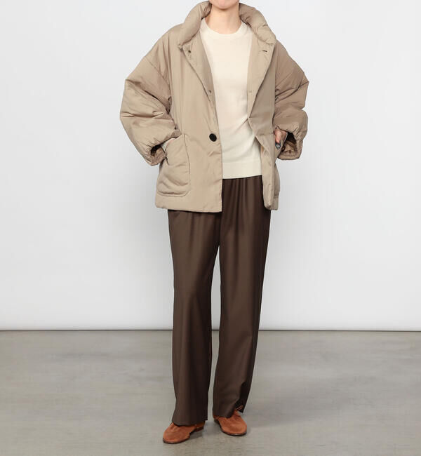 きくORCIVALスタンドカラーブルゾン　ベージュ ORCIVAL | スタンドカラー中綿ブルゾン WOMEN（ブルゾン）｜ORCIVAL