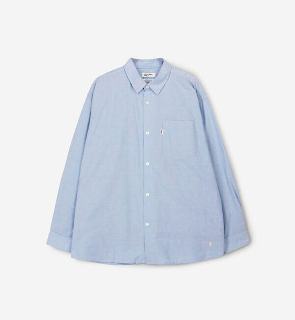  「Gymphlex | オックスフォード レギュラーカラー長袖シャツ MEN」|シャツ・ブラウス|