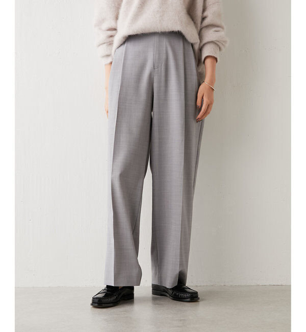  「ウールタックパンツ」|チノ|