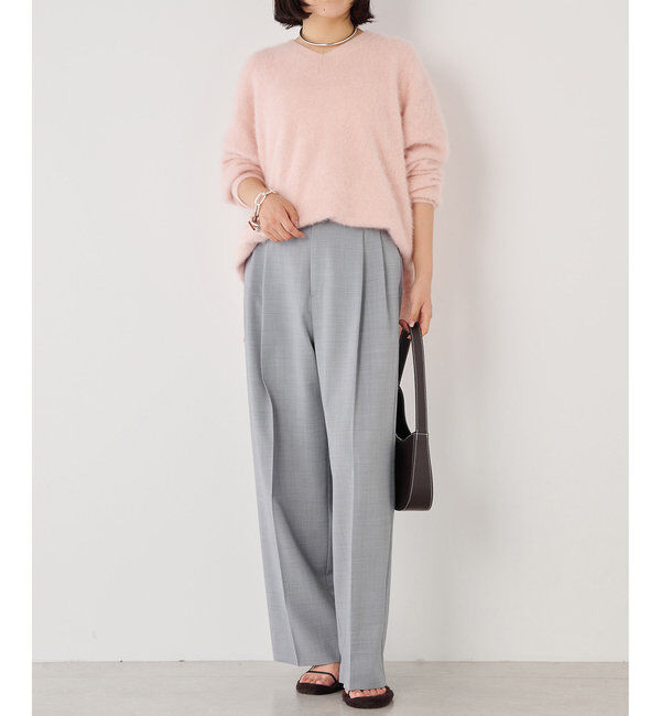  「ウールタックパンツ」|チノ|