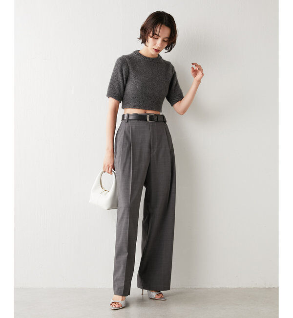  「ウールタックパンツ」|チノ|
