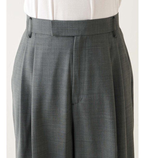  「ウールタックパンツ」|チノ|