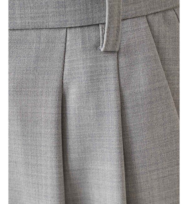  「ウールタックパンツ」|チノ|