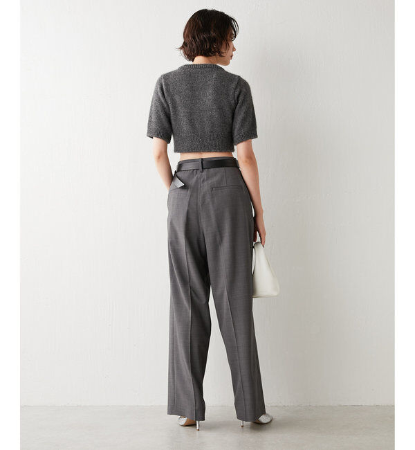  「ウールタックパンツ」|チノ|