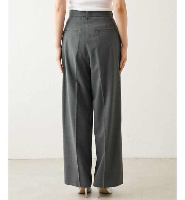  「ウールタックパンツ」|チノ|