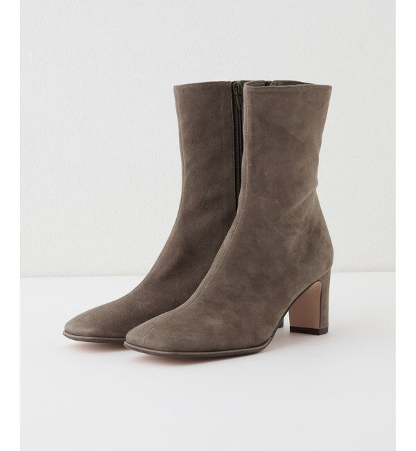 Hoaw.「【Hoaw.】スクエアショートブーツ」|ショートブーツ|