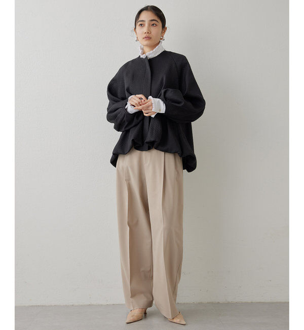  「ワイドタックパンツ」|チノ|