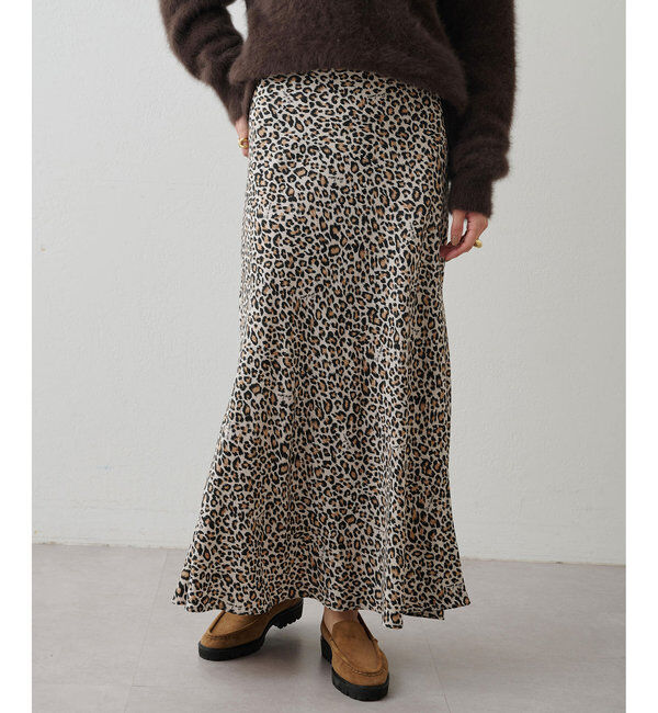  「【15th Anniversary】レオパードバイアスマキシスカート」|スカート|