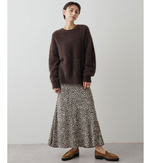  「【15th Anniversary】レオパードバイアスマキシスカート」|スカート|