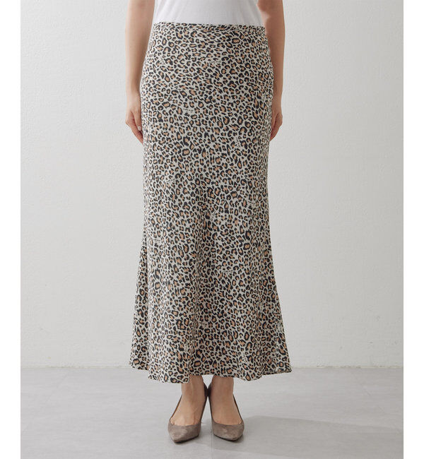  「【15th Anniversary】レオパードバイアスマキシスカート」|スカート|