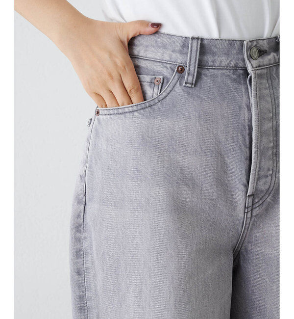  「ワイドレッグデニムパンツ」|デニム|