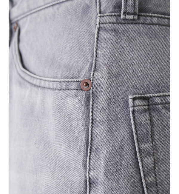  「ワイドレッグデニムパンツ」|デニム|