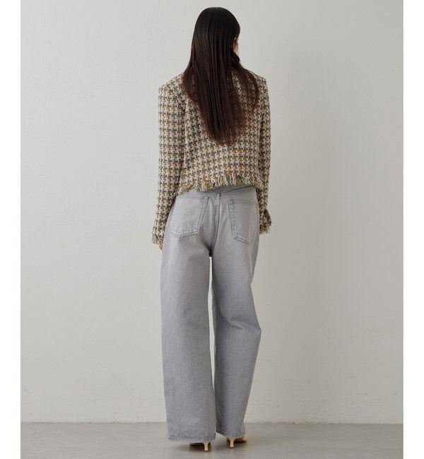  「ワイドレッグデニムパンツ」|デニム|